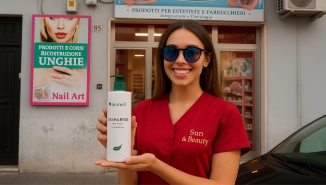 Bionell | Crema Piedi alla Salvia e Tea Tree Oil da 500ml con Dosatore